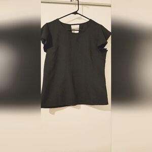 Shein Black Short Sleeve Shirt Size S